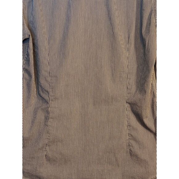 H&M Men's Black and White Small Check Long Sleeve Button Up Shirt Size M - Picture 9 of 11